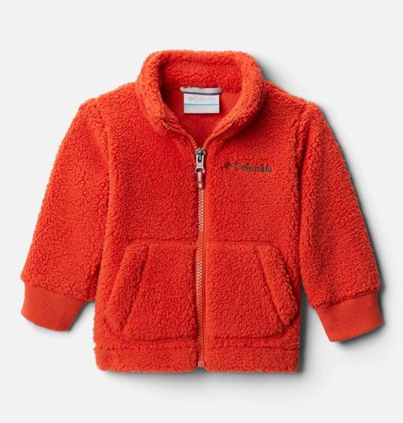 Columbia Rugged Ridge Sherpa Fleece Jacket Red For Boys NZ61523 New Zealand